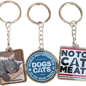 Bundle of NOTOCATMEAT Key Chains
