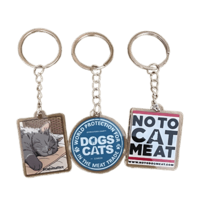 Bundle of NOTOCATMEAT Key Chains